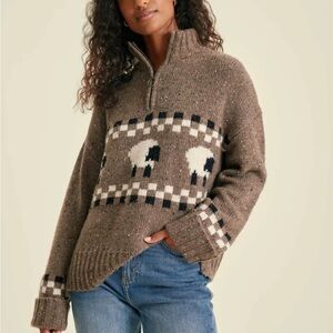 ISO Montadale Sheep Half Zip Jumper